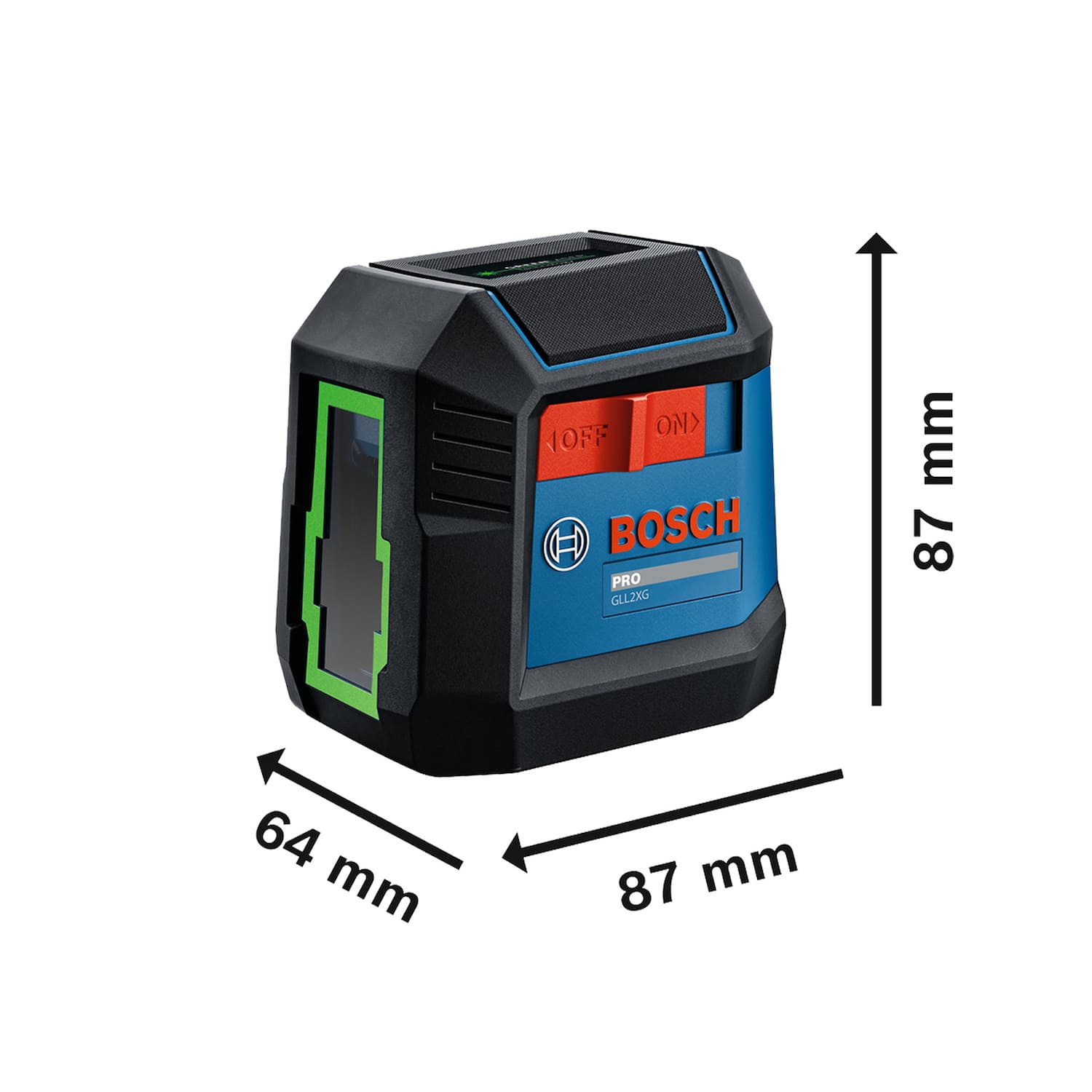 Nivel láser Bosch GLL 2XG LI 20m Ferreteria Rhino