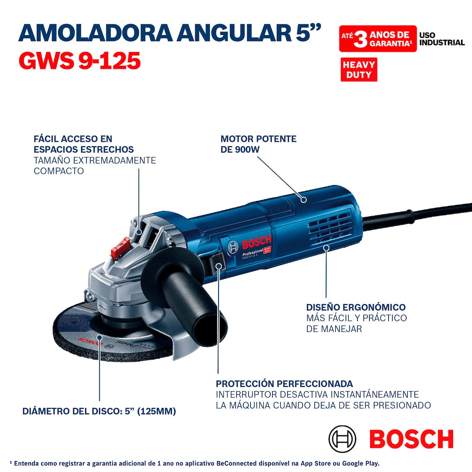 mini pulidora bosch gws 9-125 ferreteria rhino