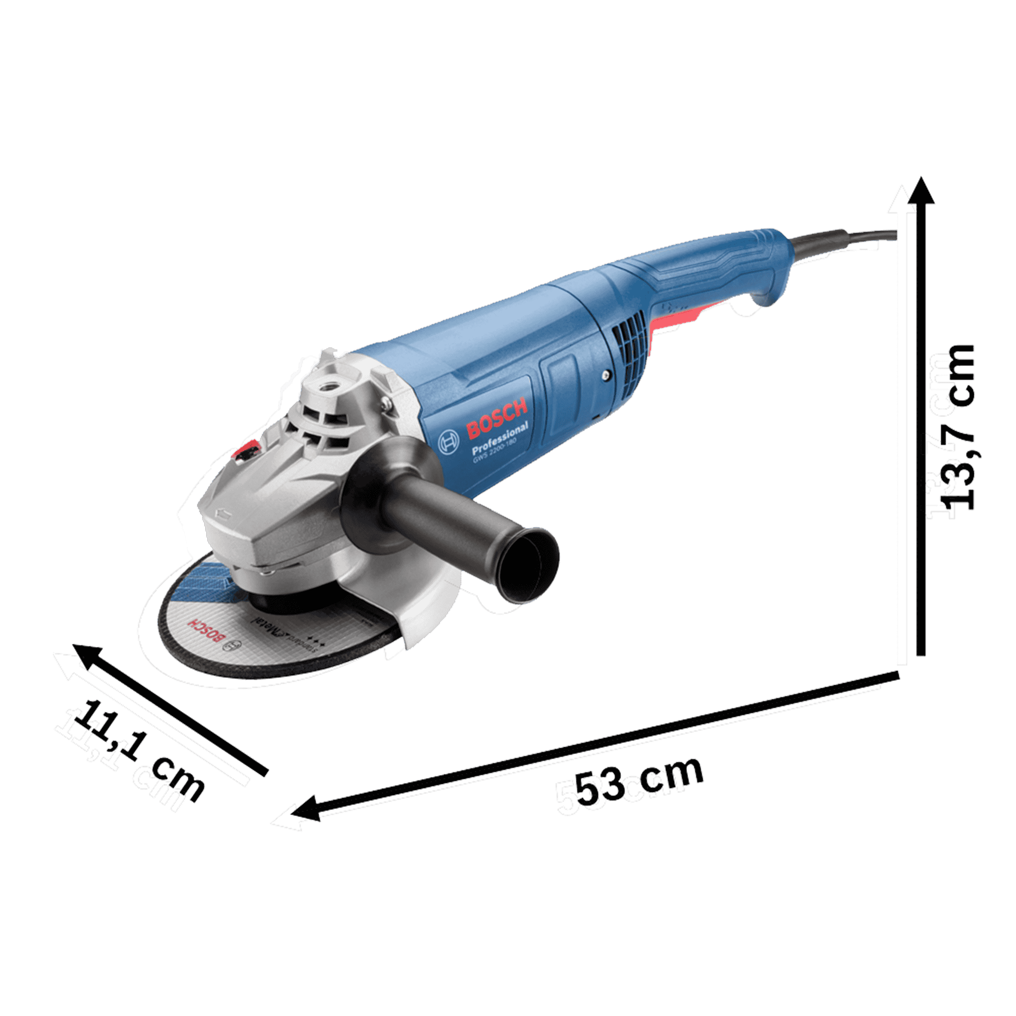 pulidora bosch gws 2200-180 ferreteria rhino