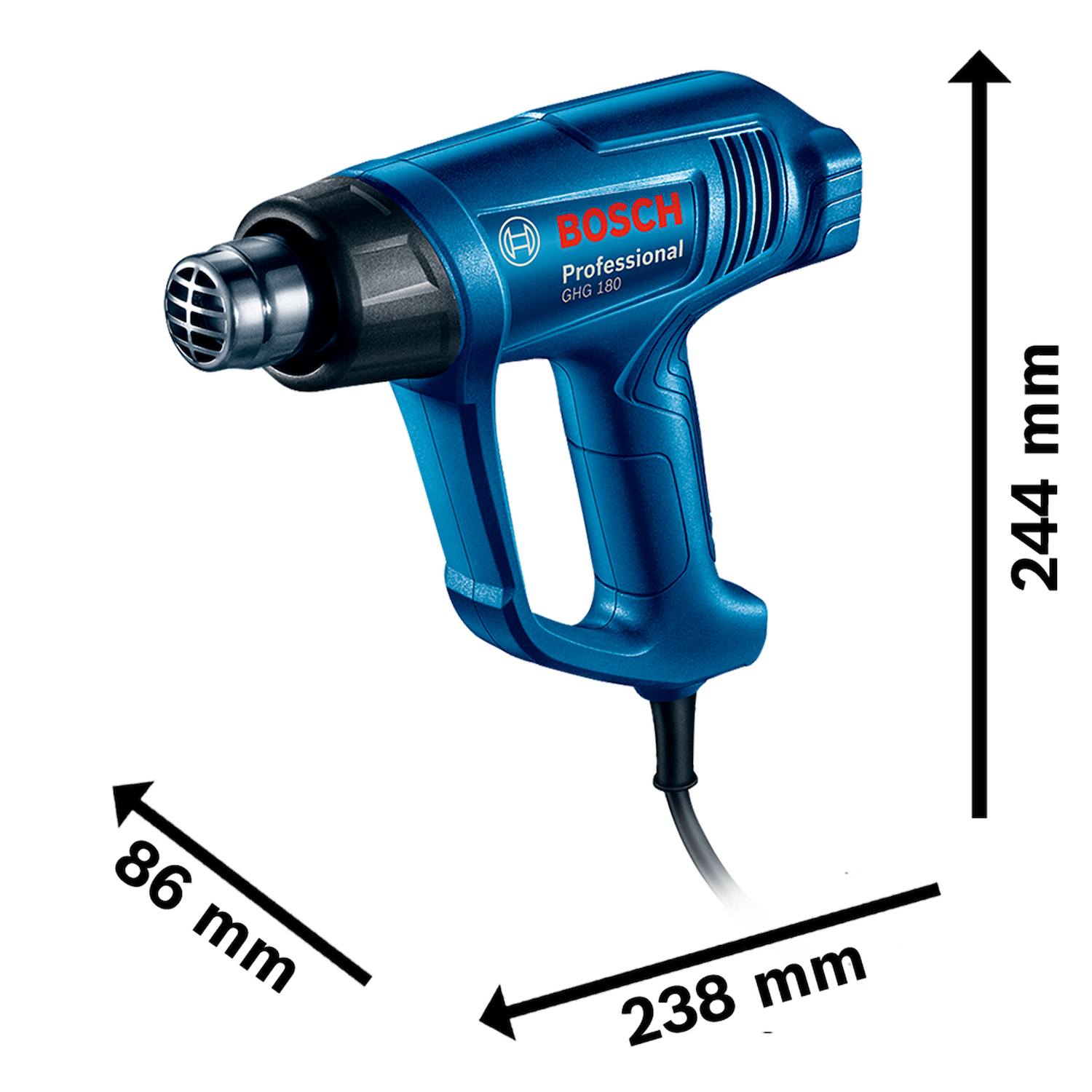 pistola de calor bosch ghg 180 ferreteria rhino