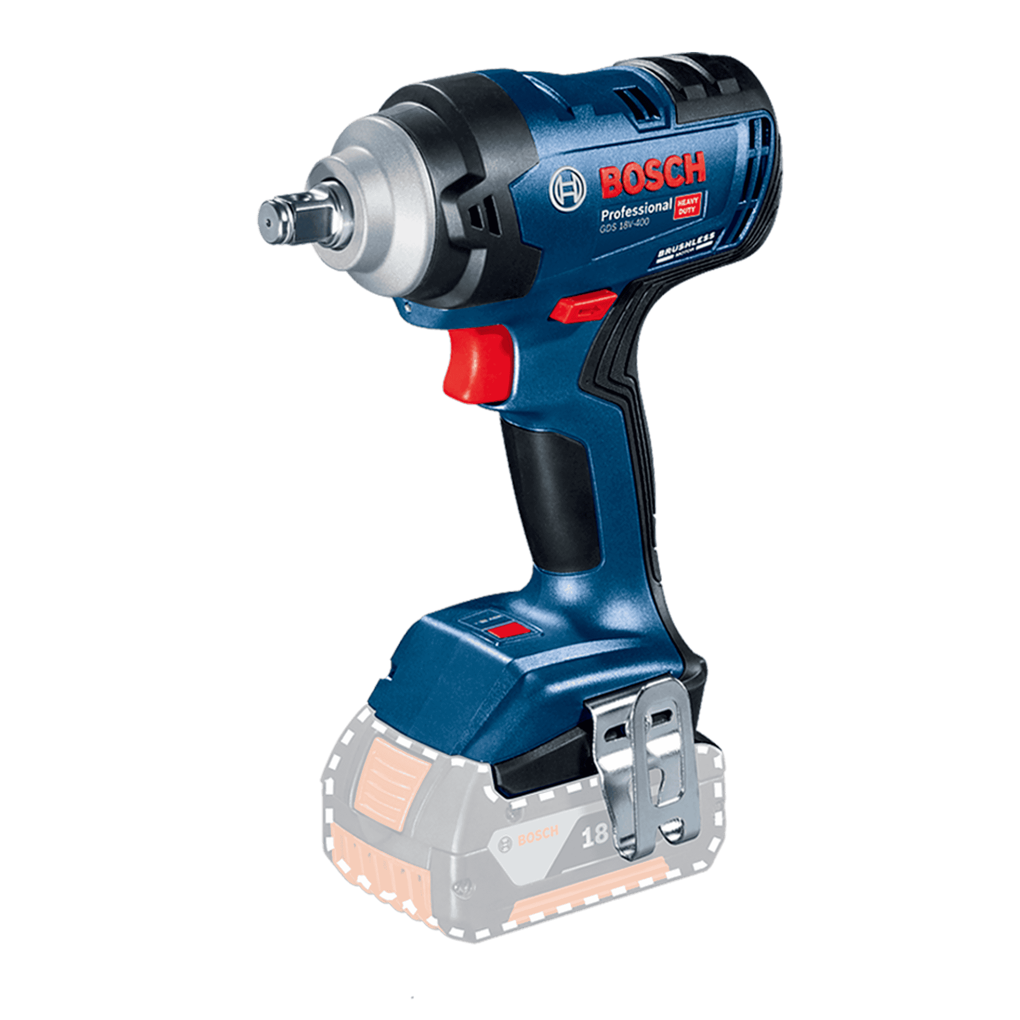 Llave de impacto Bosch 18V 400 ferreteria rhino