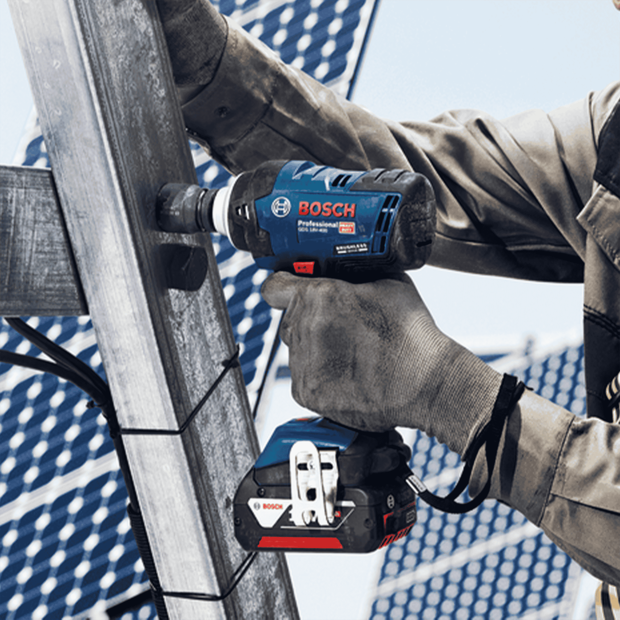 Llave de impacto Bosch 18V 400 ferreteria rhino