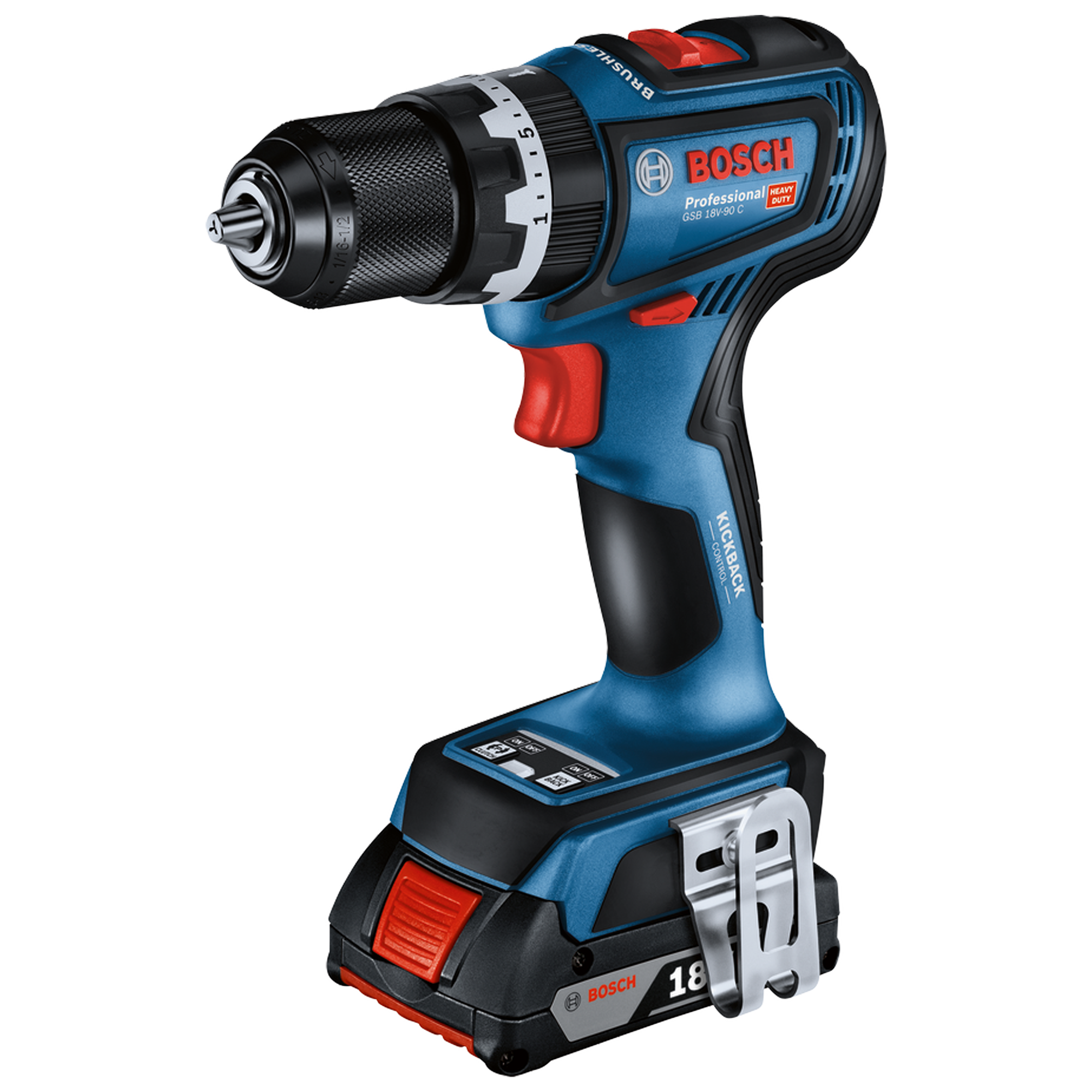 taladro percutor atornillador bosch 18V- 90C FERRETERIA RHINO
