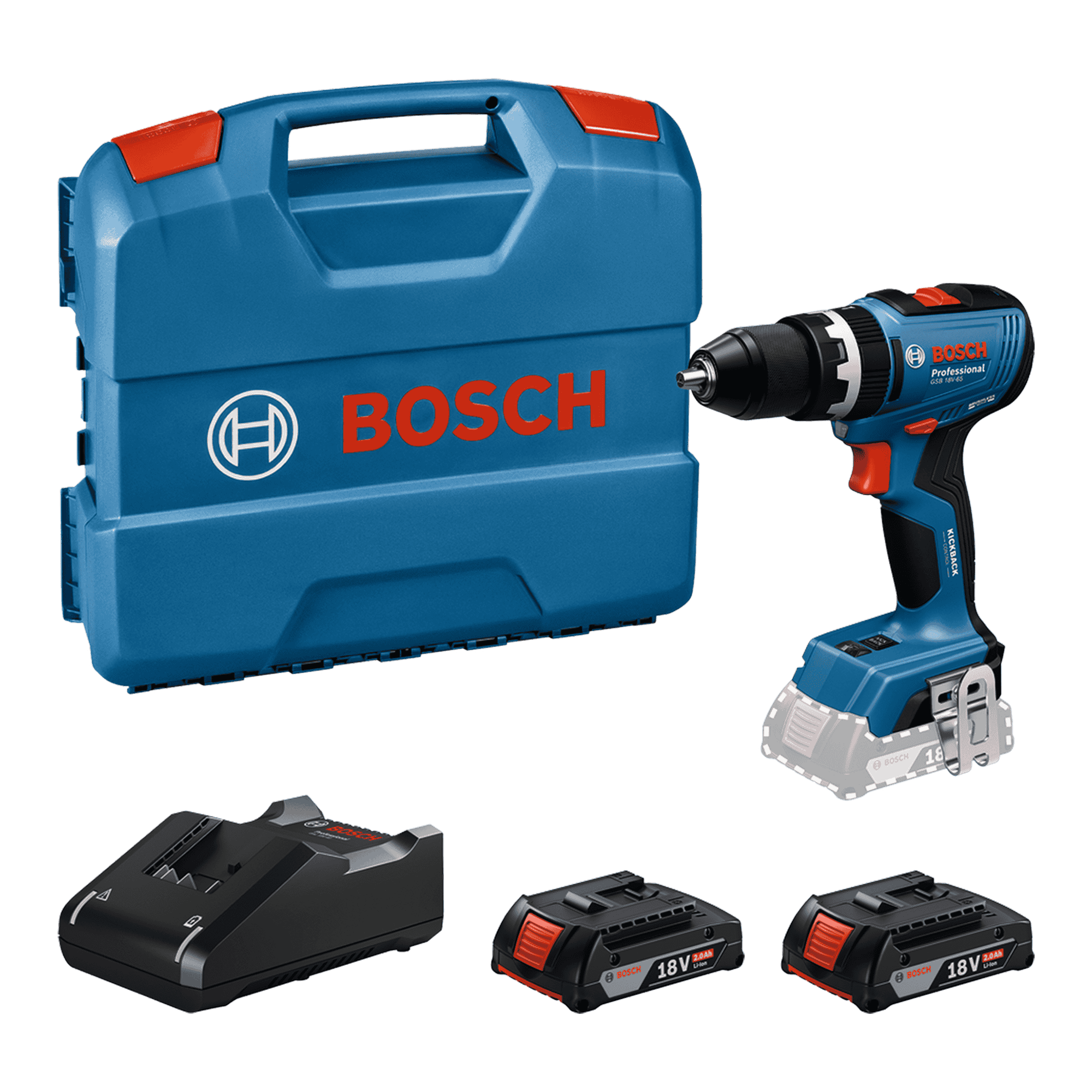 Taladro percutor Bosch GSB 185-LI ferreteria Rhino
