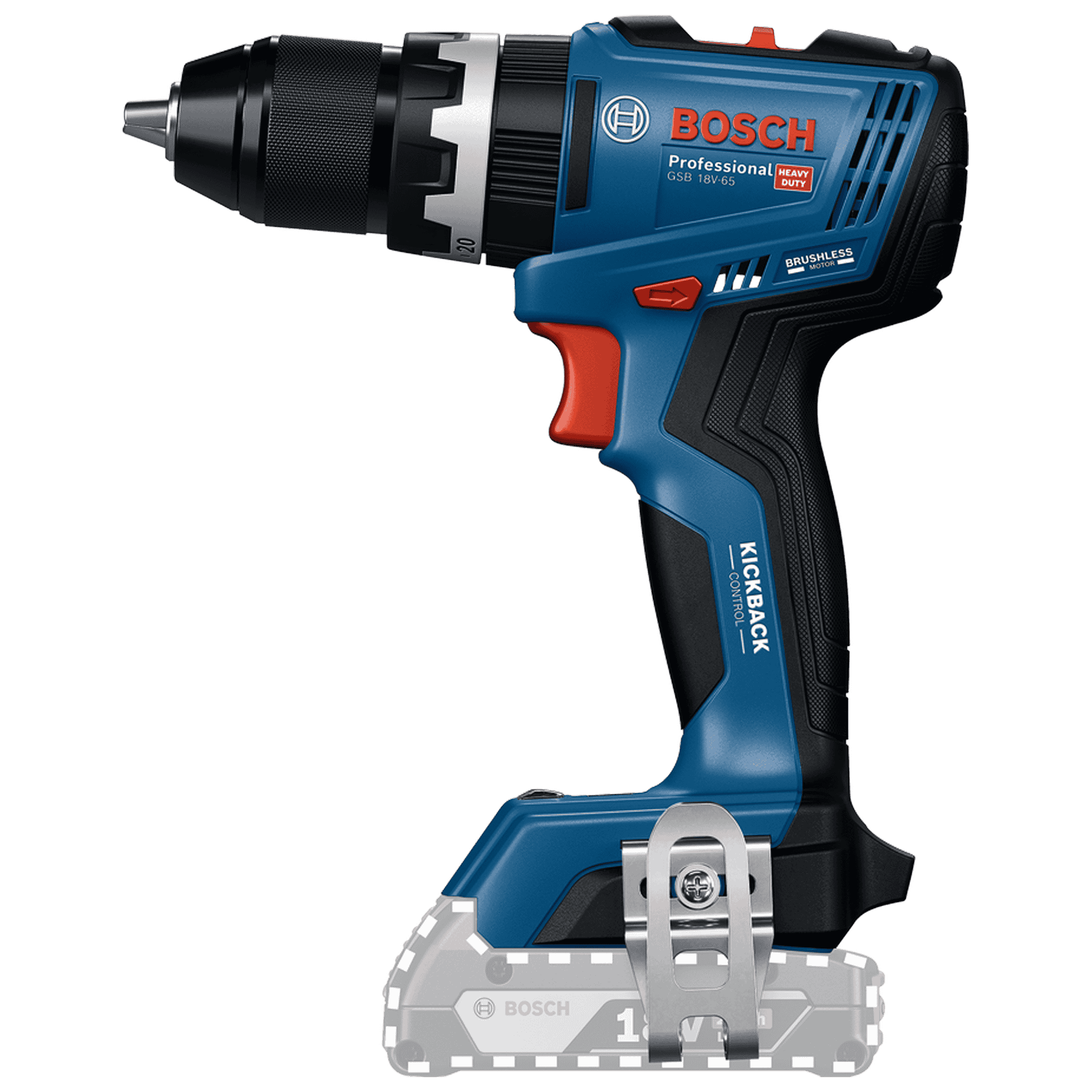 Taladro percutor Bosch GSB 18V-65 ferreteria rhino