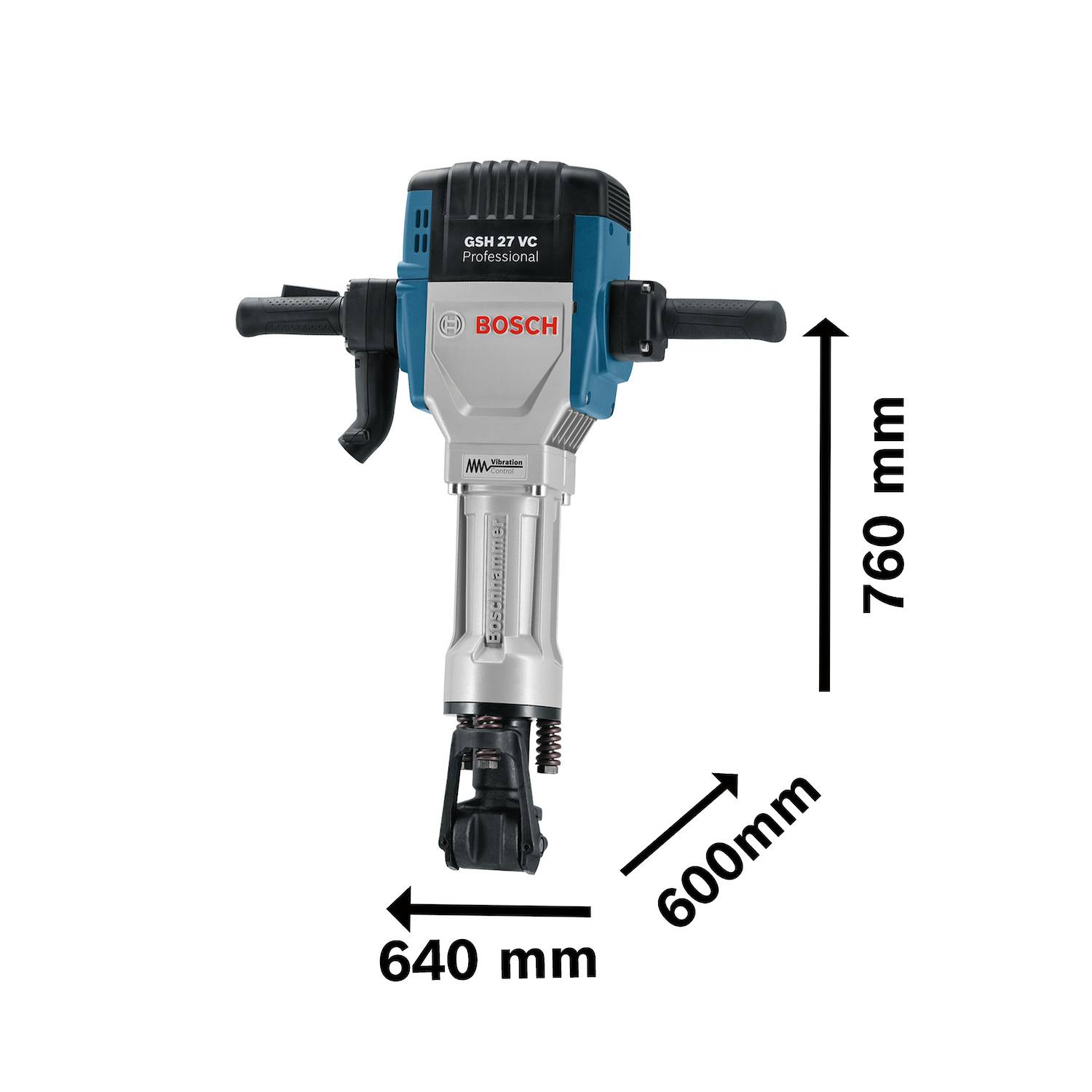 Martillo demoledor Bosch GSH 27 VC ferreteria rhino