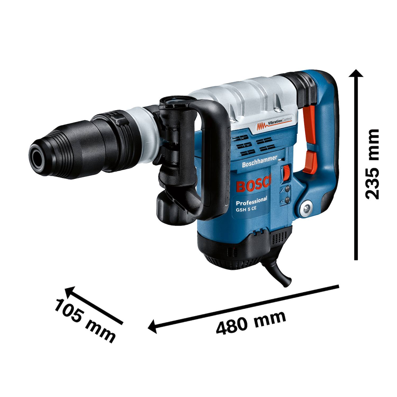 Martillo demoledor Bosch GSH 5 CE ferreteria rhino