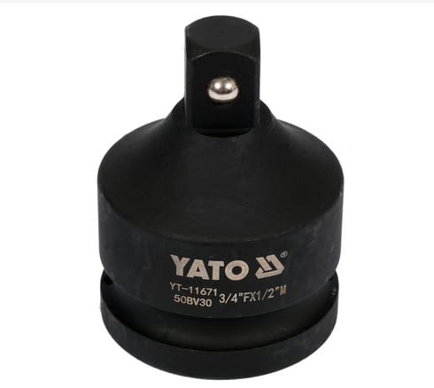 ADAPTADOR IMPACTO HEMBRA CTE 3/4" A MACHO 1/2"YATO