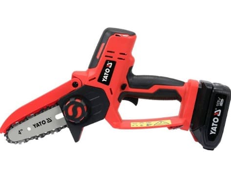 MOTOSIERRA 18V 4" + 1BAT 2AMP + CARGADOR YATO
