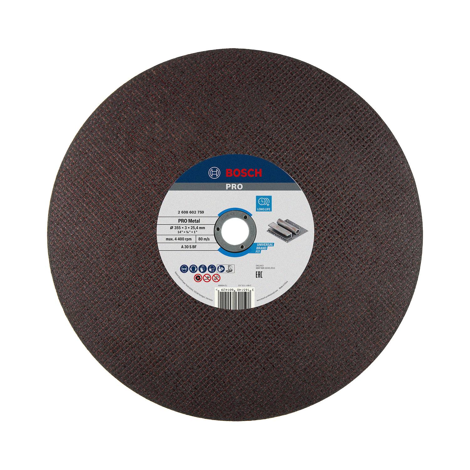Disco de corte Bosch PRO Metal 14 pulgadas ferreteria rhino