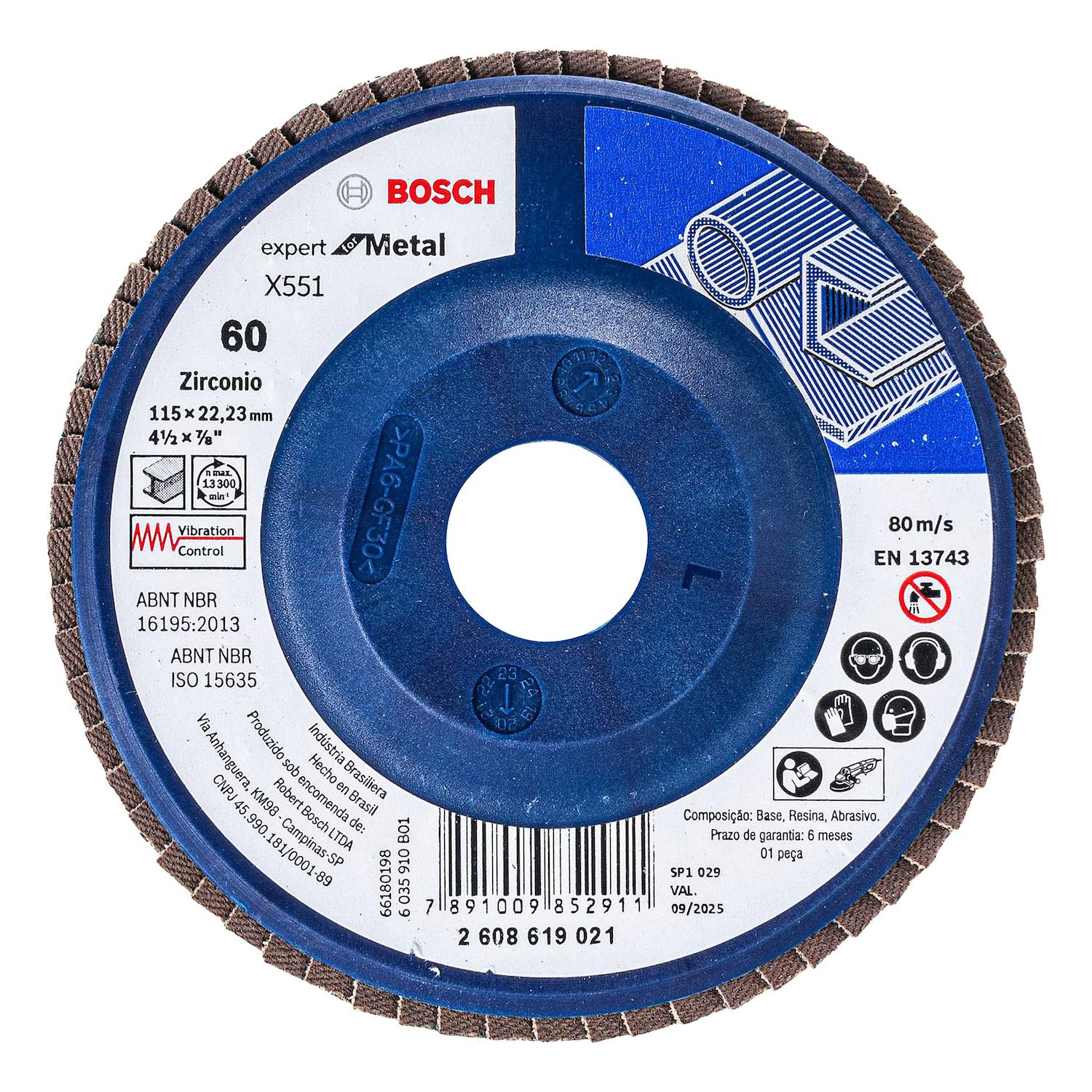 disco flap bosch expert for metal ferreteria rhino