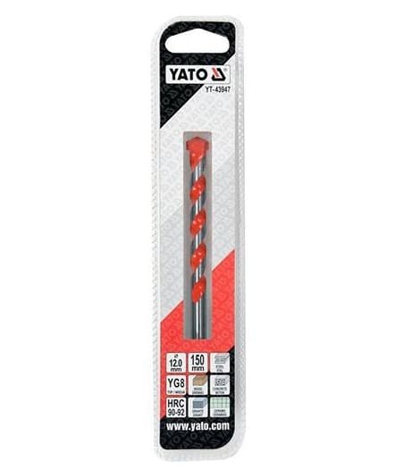 BROCA MULTIPROPOSITO 12X150MM YATO