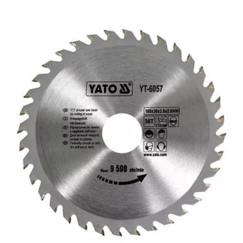 Disco Sierra Circular Madera 160mm 36 Dientes YATO