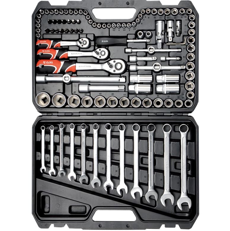 Juego de Copas Profesional 111 Piezas 1/4 3/8 1/2 YATO