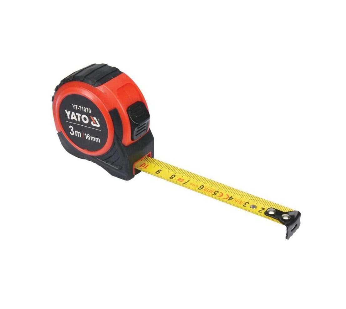 FLEXOMETRO DE CINTA METALICA PROFESIONAL 3M YATO