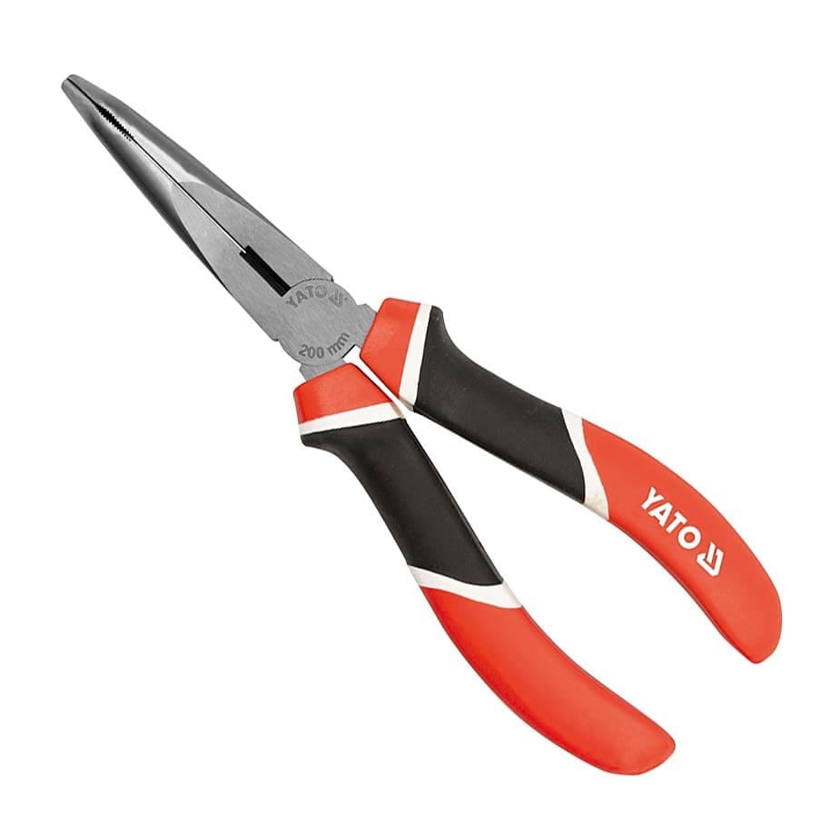ALICATE DE PUNTA CURVA PROFESIONAL 8 PULGADAS YATO