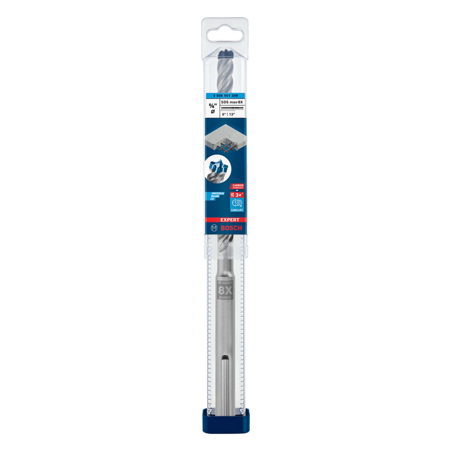 broca bosch expert sds max-8x 5/8 ferreteria rhino