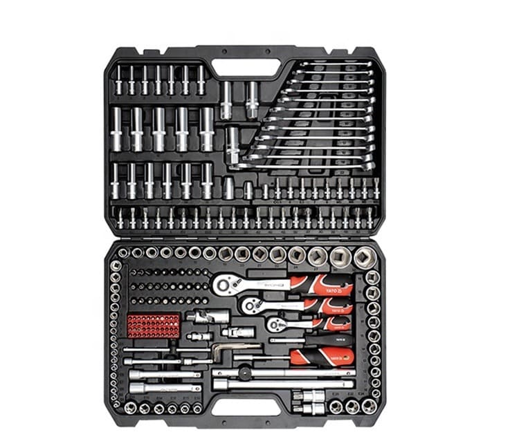 JUEGO DE COPAS PROFESIONAL 1/4 3/8 1/2 X 216PZS YATO