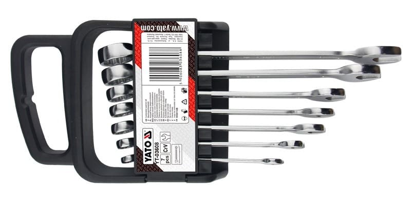 UEGO DE LLAVES COMBINADAS PROFESIONALES 7PZS YATO - Image 2