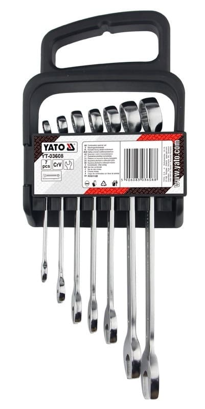 UEGO DE LLAVES COMBINADAS PROFESIONALES 7PZS YATO