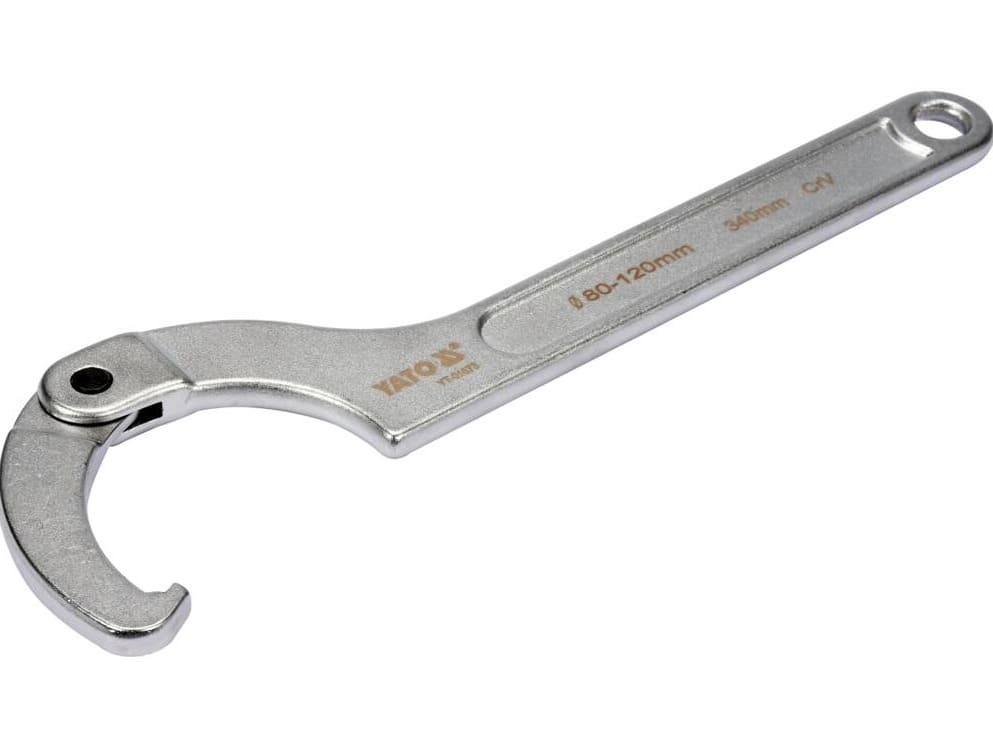 LLAVE DE GANCHO ARTICULADA PROFESIONAL 80-120MM YATO - Image 2