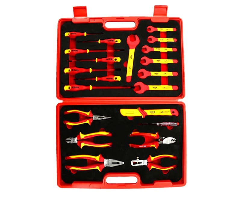 JUEGO DE HERRAMIENTAS AISLADAS PROFESIONALES 1000V 21PZS YATO