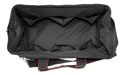 MALETIN DE LONA 27CMX56CMX25CM 17 COMPARTIMIENTOS MIKELS NEGRO - Image 3