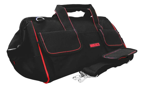 MALETIN DE LONA 27CMX56CMX25CM 17 COMPARTIMIENTOS MIKELS NEGRO - Image 4