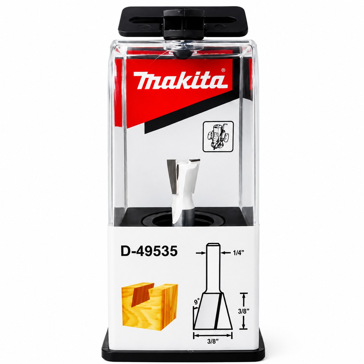 FRESA COLA MILANO 3/8" ESP 1/4"