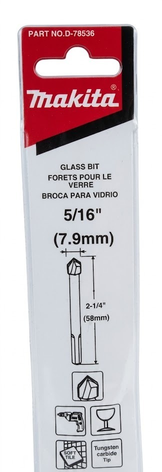 BROCA PARA VIDRIO Y CERAMICA 5/16