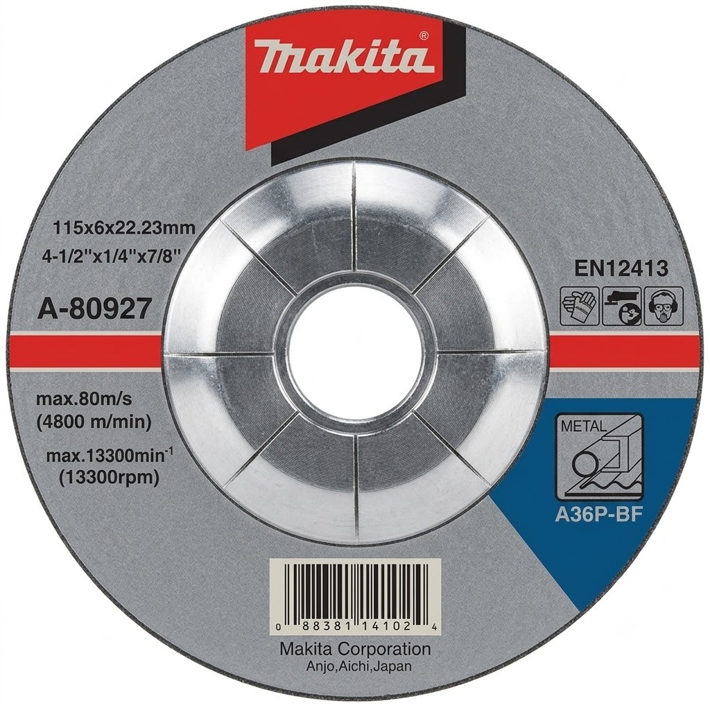 DISCO PULIR METAL 4/1/2  X 1/4