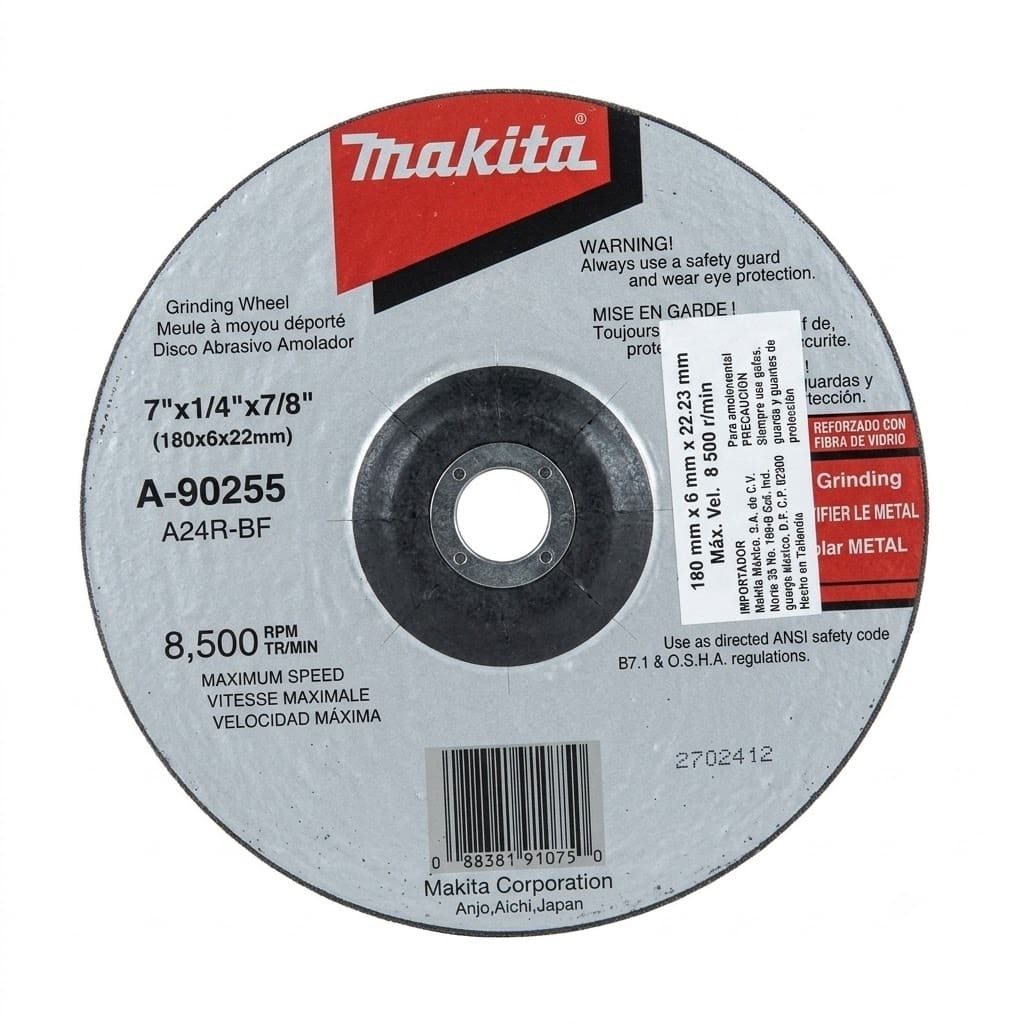 DISCO PULIR METAL 7 X 1/4
