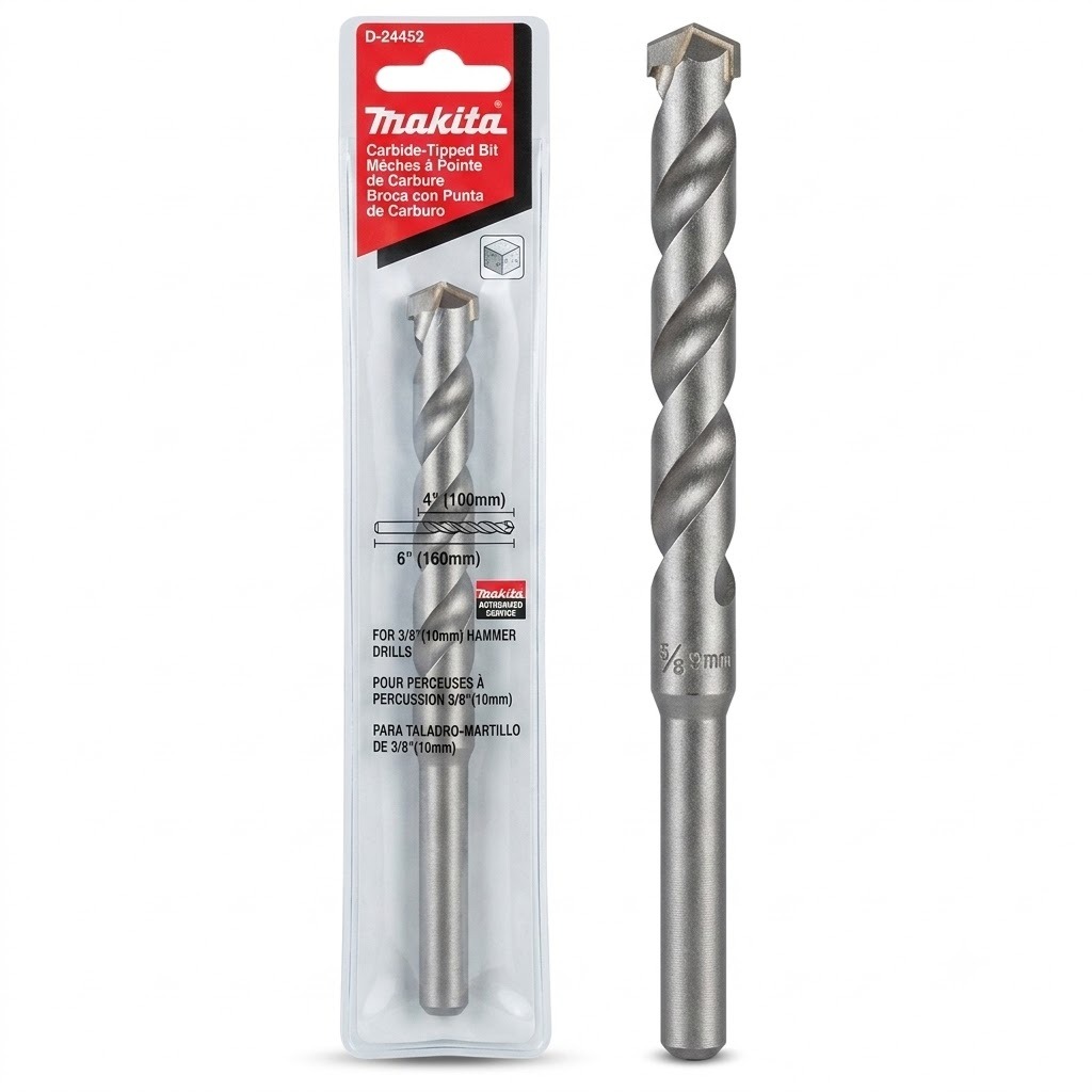 BROCA PARA CONCRETO MAKITA D-24452 TUNGSTENO 5/8" X 6"