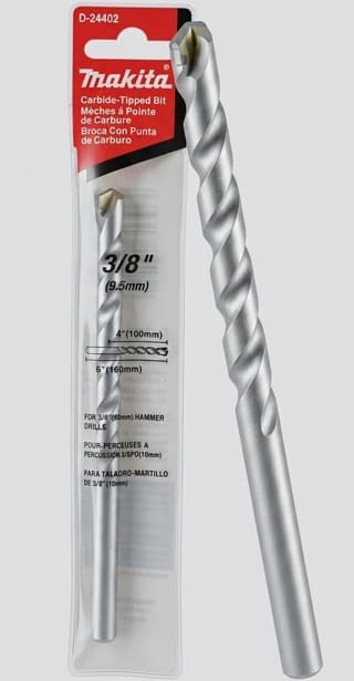 BROCA TUNGSTENO 3/8" X 6" MAKITA - Image 3