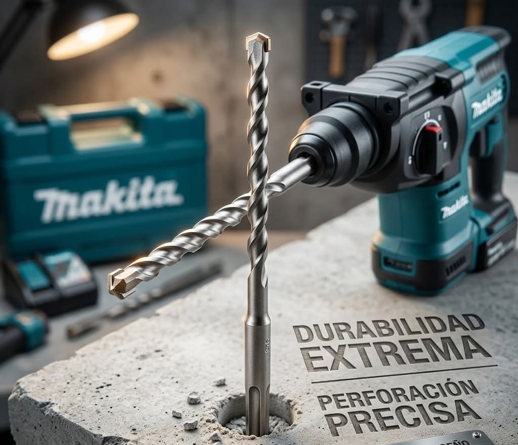 BROCA SDS PLUS MAKITA CONCRETO 1/2" X 6" - Image 2