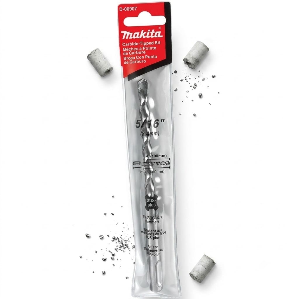BROCA SDS PLUS MAKITA CONCRETO 1/2" X 6"