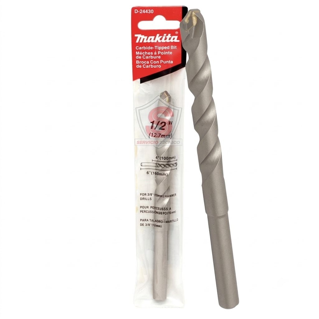 BROCA TUNGSTENO P.CEMENTO 1/2" X 6"