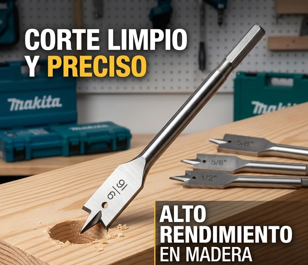 BROCA PARA MADERA TIPO ESPADA 9/16" X 6" - Image 2