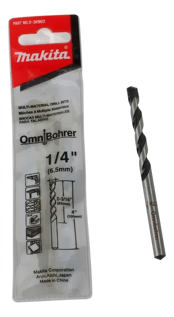 BROCA UNIPLUS MULTIPROPOSITO 1/4" X 4"
