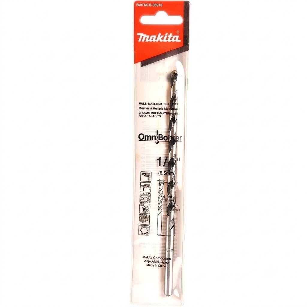 BROCA UNIPLUS MAKITA MULTIPROPÓSITO 5/16" X 6" D-369