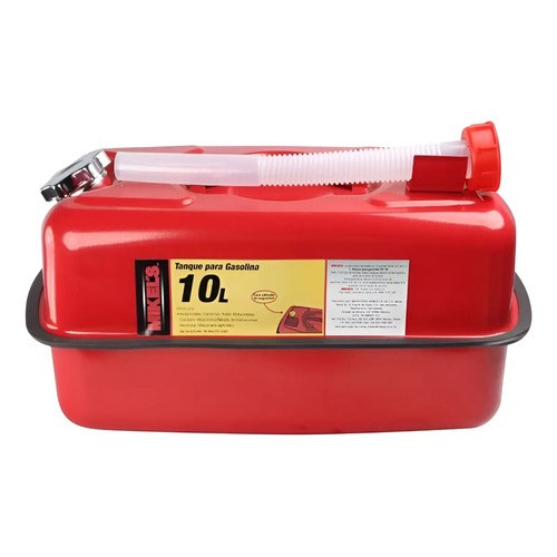 TANQUE METÁLICO PARA ALMACENAMIENTO GASOLINA 10 LTS PORTATIL