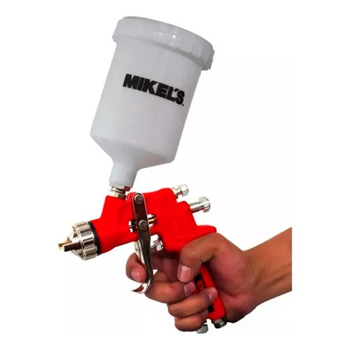 AEROGRAFO PPGP-614 HVLP 600ML BOQUILLA 1.4 PRESION 40PSI ROJO - Imagen 2