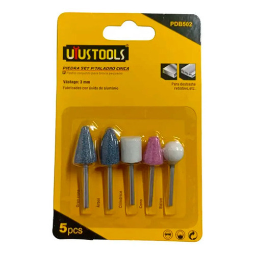 PIEDRAS MONTADAS PARA MOTOTOOL JGO 5PC COMBINADAS N/A - Imagen 3