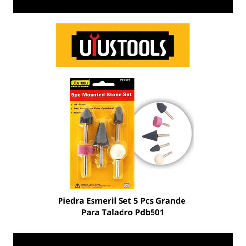 PIEDRAS MONTADAS PARA MOTOTOOL JGO 5PC COMBINADAS N/A - Imagen 2