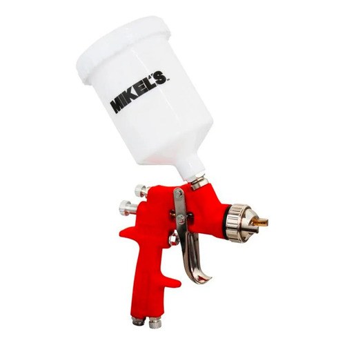 AEROGRAFO PPGP-614 HVLP 600ML BOQUILLA 1.4 PRESION 40PSI ROJO - Imagen 4