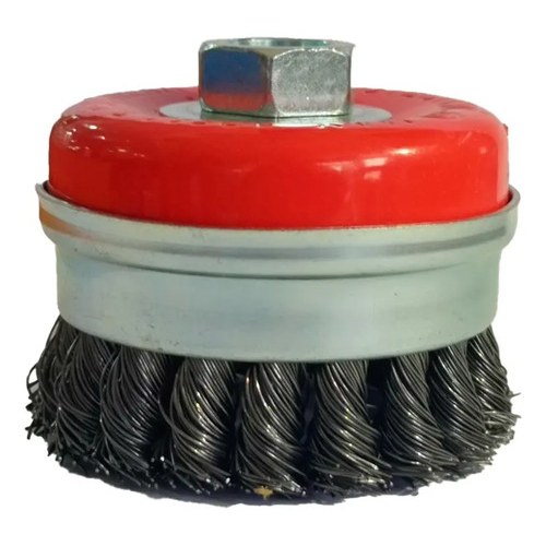 GRATA COPA TRENZADA 3 X 5/8 12500 RPM ACERO HOPEX - Imagen 3