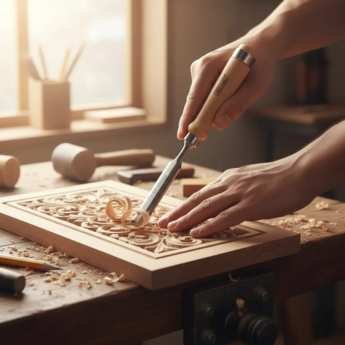GUBIAS PROFESIONALES PARA MADERA JUEGO X 7PC UYUSTOOLS - Imagen 4