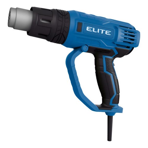 PISTOLA DE CALOR INDUSTRIAL 1800W ELITE 600° TEMPERATURA VAR AZUL MARINO