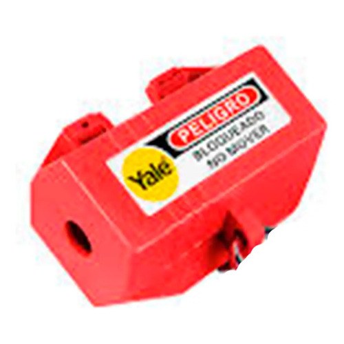 BLOQUEO DEL CABLE PLUG DE ALIMENTACIÓN, ENCHUFE 13 MM YALE ROJO