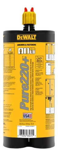 Anclaje Adhesivo Epóxico DeWalt Pure220+ - Image 3